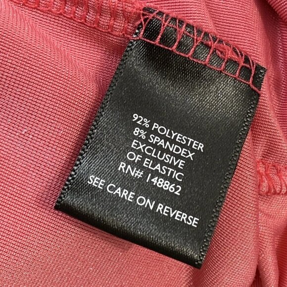 Torrid Stretch Velvet Blouse Women's 2X Pink Ruched Flutter Sleeve Top Romantic - Picture 8 of 8